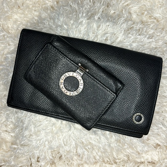 Bvlgari long wallet key holder bundle